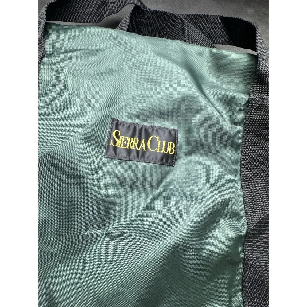 Vintage SIERRA CLUB Canvas Duffle Bags Forest Green